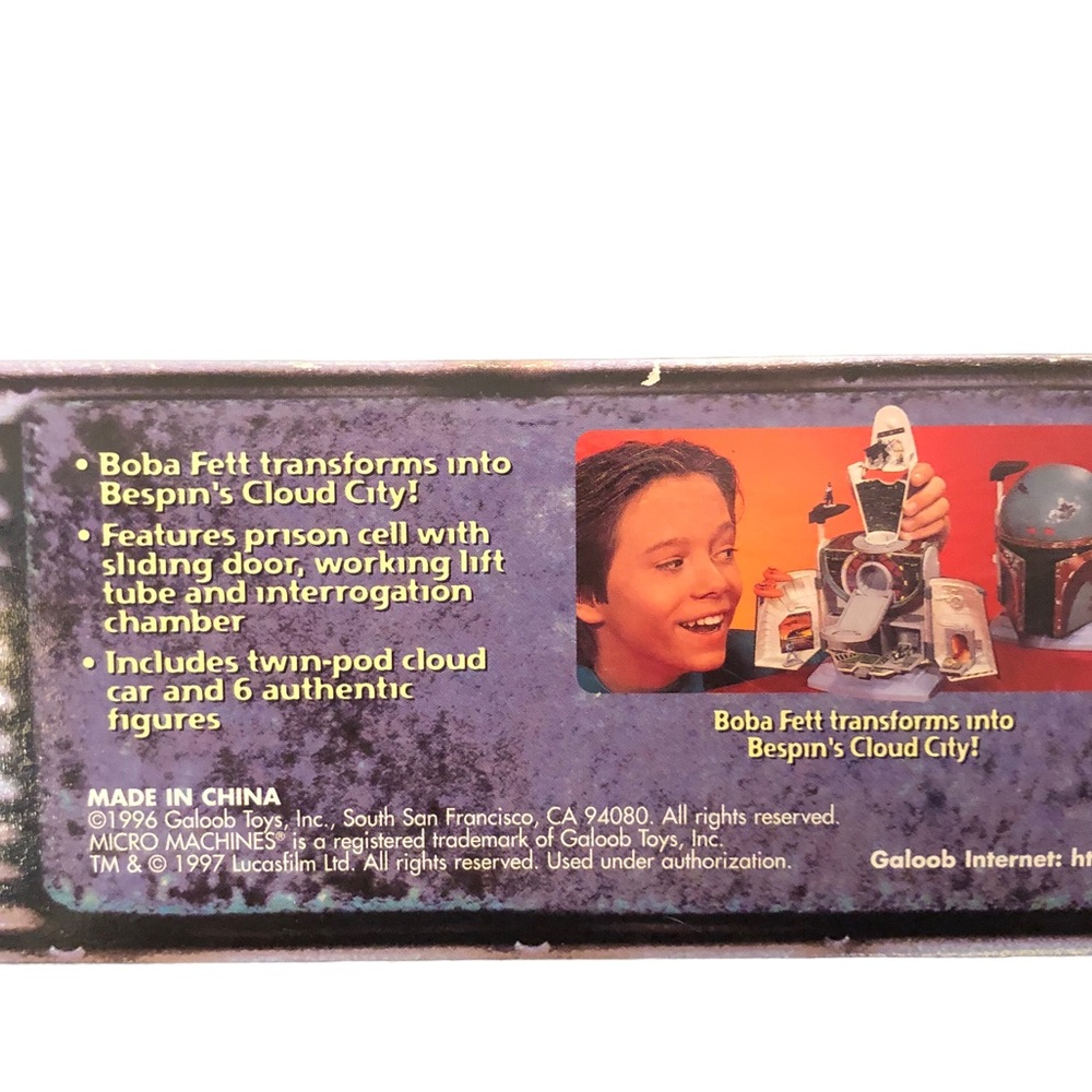 Star Wars Micro Machines Boba Fett/Cloud City Playset - Picture 5 of 14
